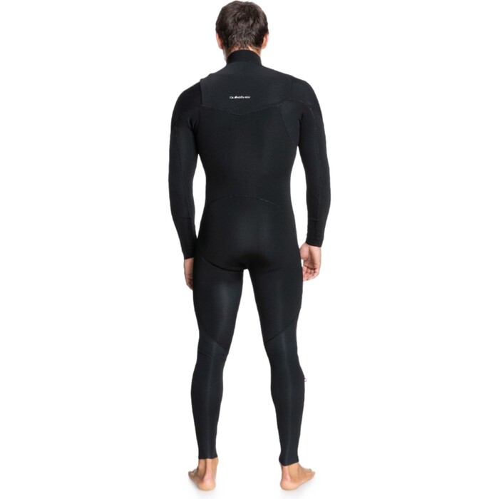 2024 Quiksilver Mens Everyday Sessions LFS 4/3mm Chest Zip Wetsuit EQYW103199 - Black